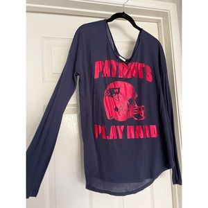Victoria Secrets Pink New England Patriots long sleeve